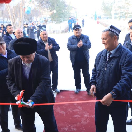 MЕHNATOBODDA YANGI MAKTAB FOYDALANISHGA TOPSHIRILDI